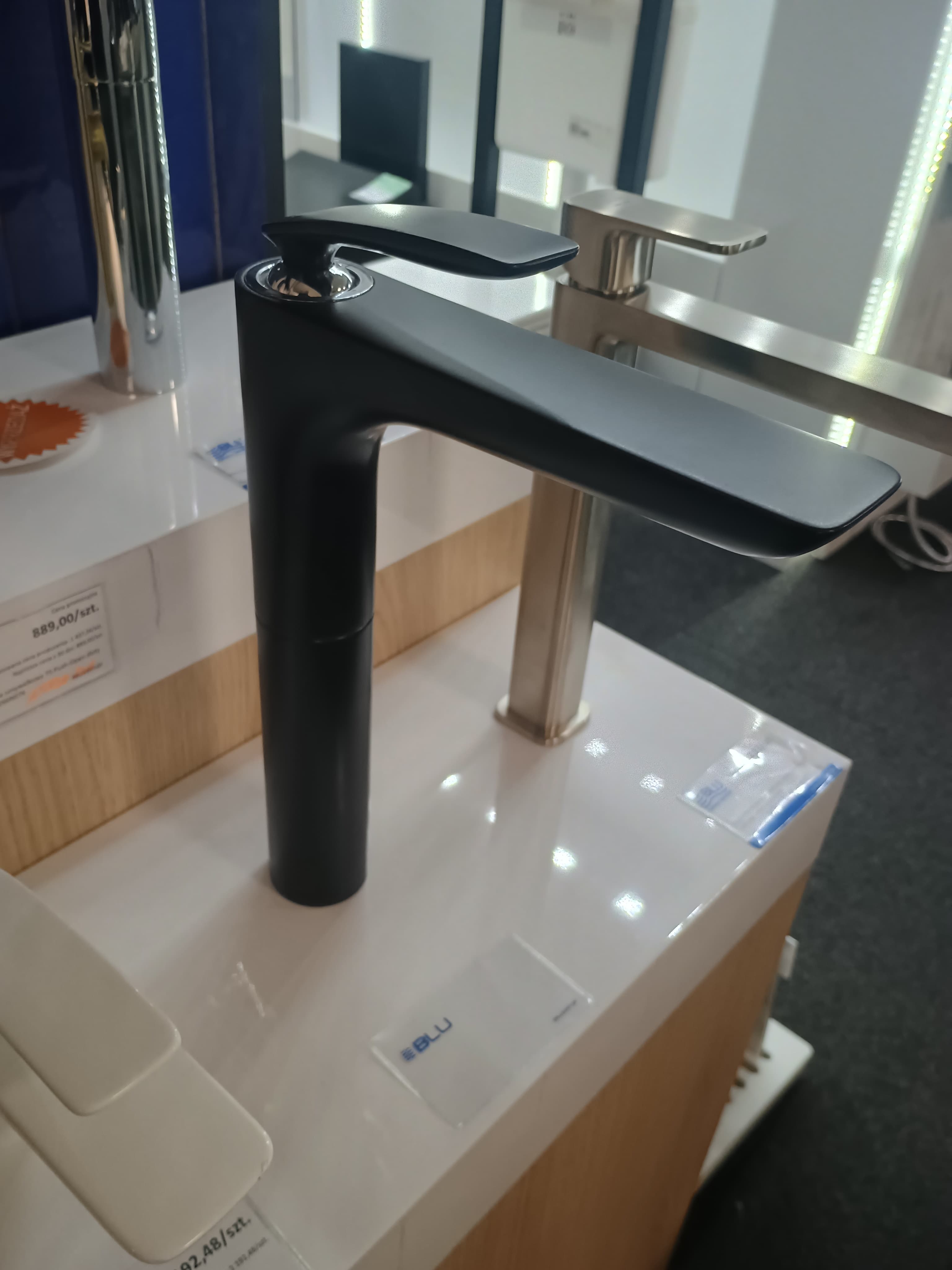 KLUDI BALANCE bat. umywalkowa  czarny mat 522988775 - Powystawowy Łódź Zgierska