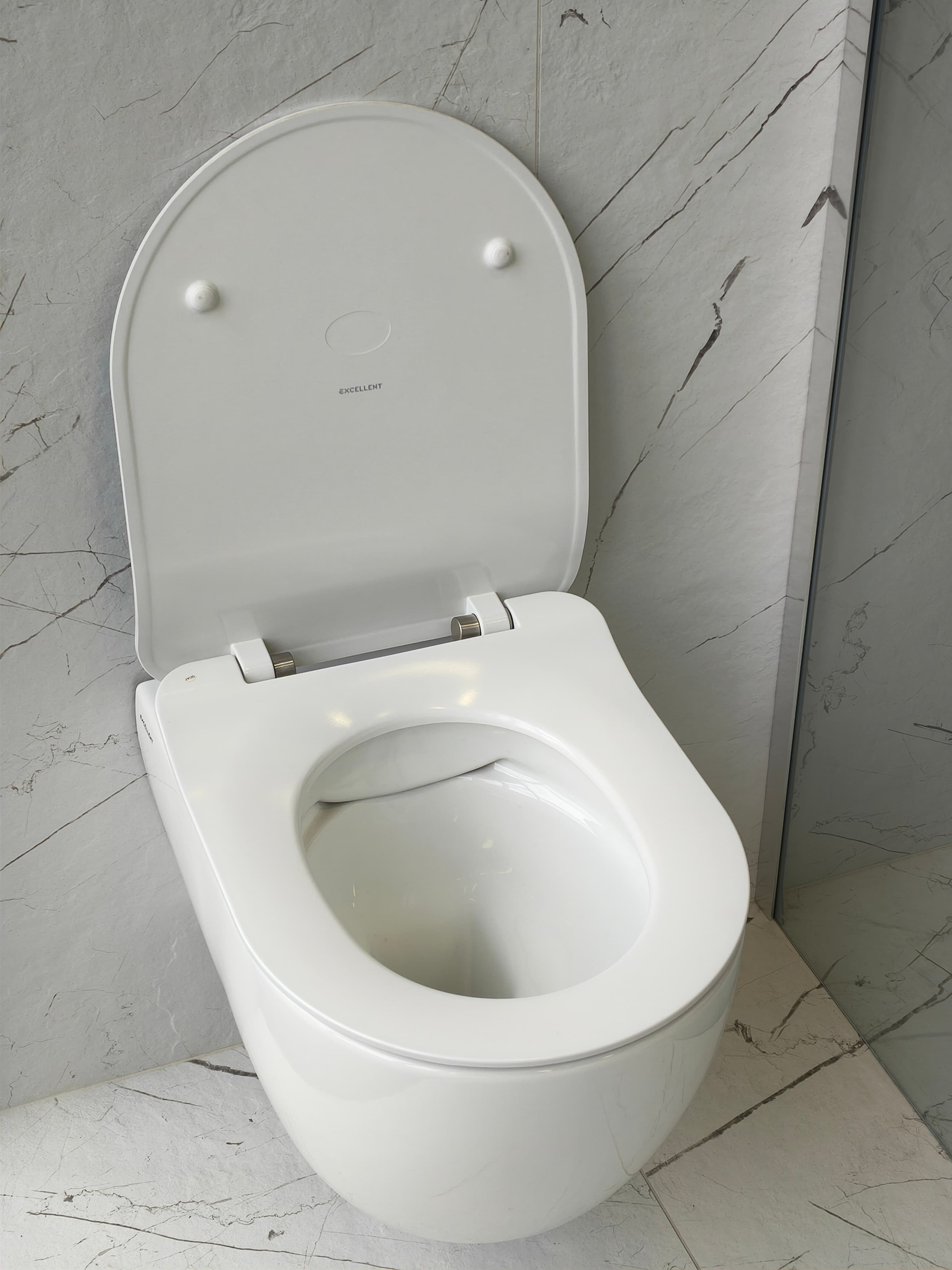 EXCELLENT Miska wiząca wc bezrantowa DOTO PURE-RIM 48 CEEX.1404.485.WH + deska *12  P - Powystawowy Poznań