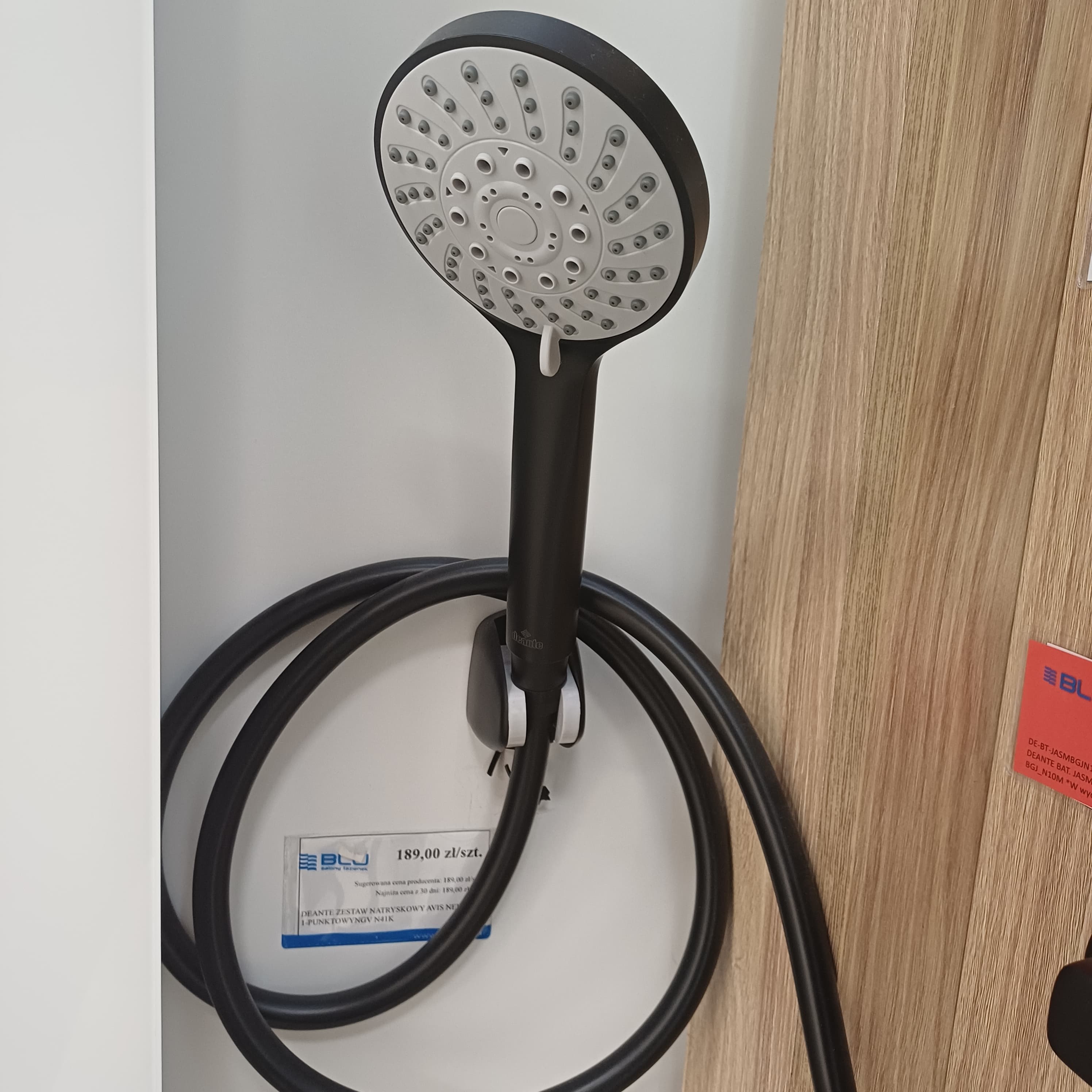 DEANTE ZESTAW NATRYSKOWY AVIS NERO 1-PUNKTOWY  NGV N41K - Powystawowy Inowrocław