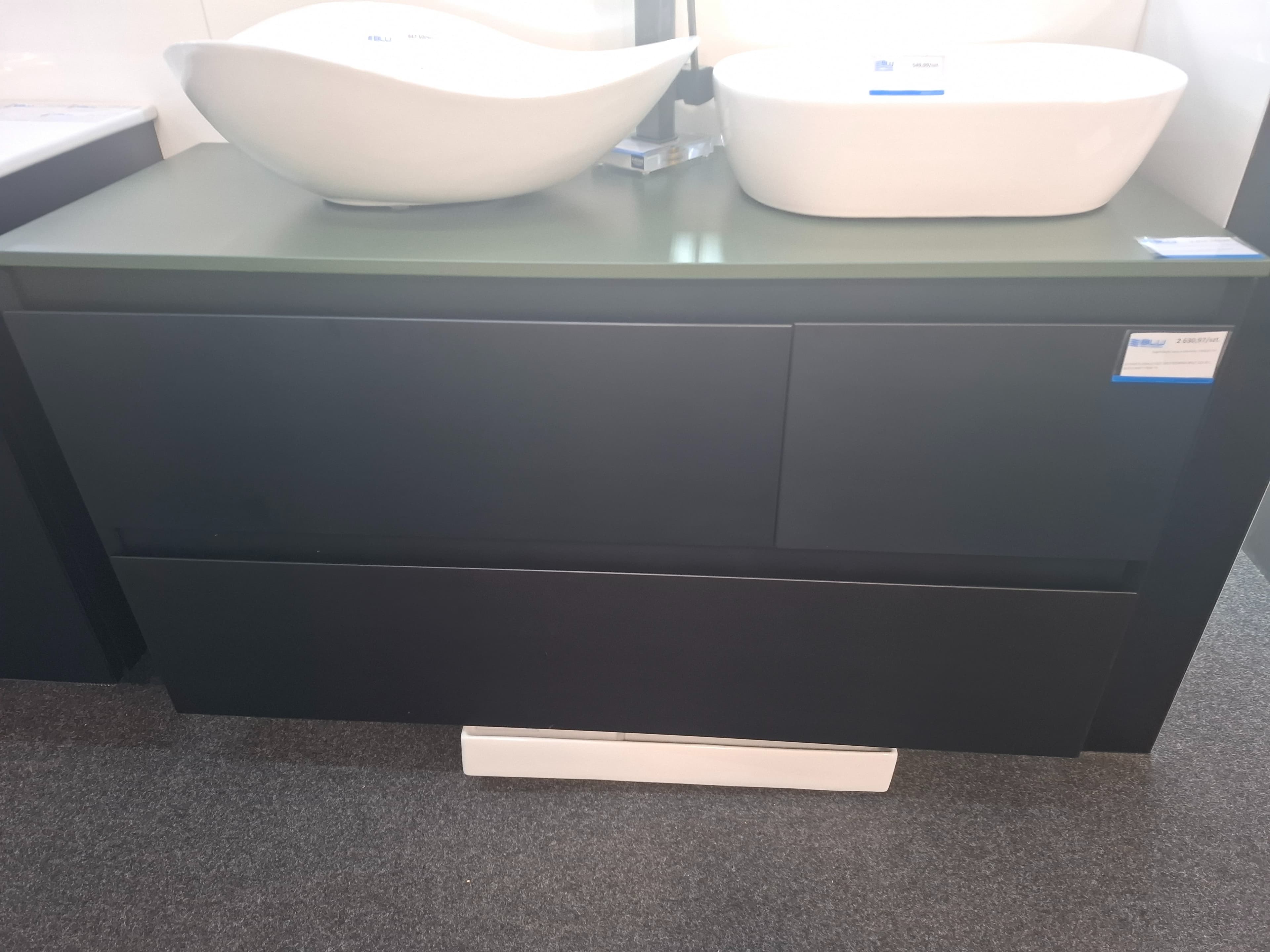 ELITA  RE012006157160   168175  SZAFKA SPLIT 120 3S L BLACK MATT PDW   *4 - Powystawowy Skierniewice