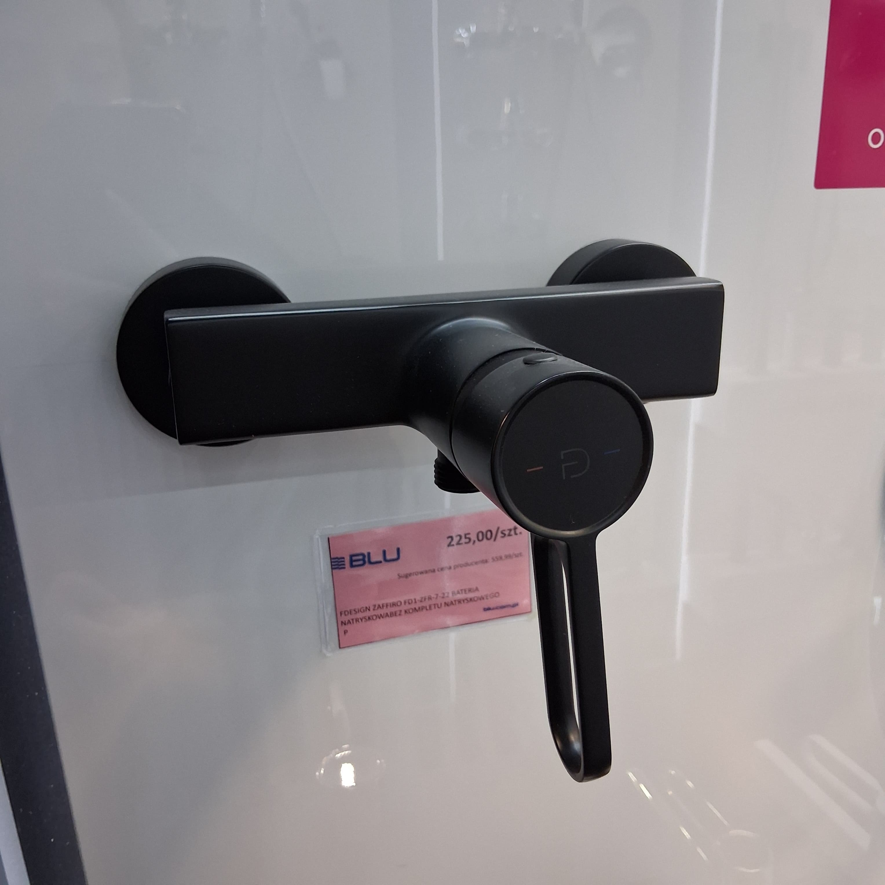 FDESIGN ZAFFIRO FD1-ZFR-7-22 BATERIA NATRYSKOWA  BEZ KOMPLETU NATRYSKOWEGO
   P - Powystawowy Białystok