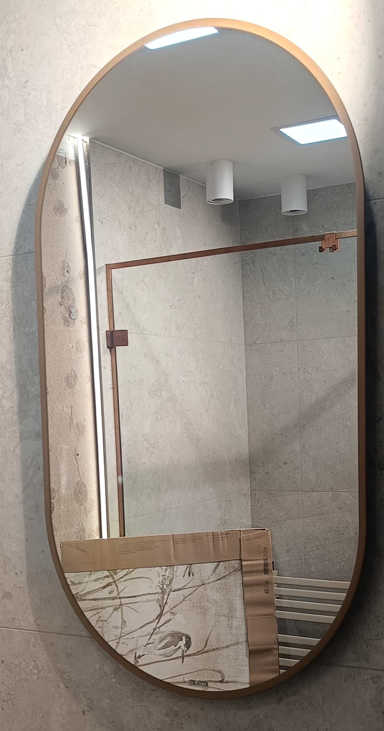 ELITA  RE060520015450   168704  LUSTRO LED SHARON OVAL 52/92 ROSE GOLD   *20  **ekspo - Powystawowy Zielona Góra