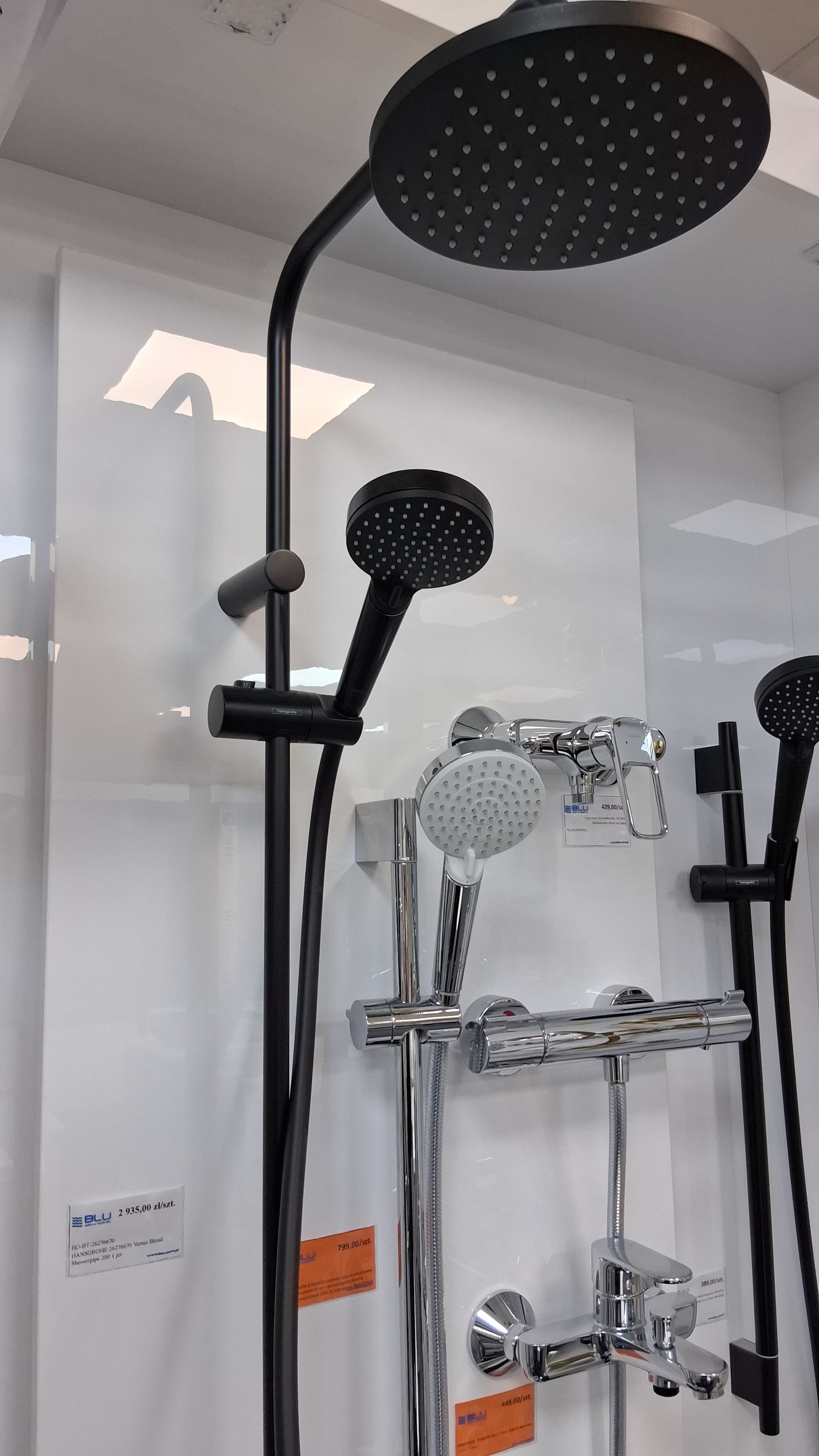 HANSGROHE 26276670 Vernis Blend Showerpipe 200 1 jet - Powystawowy Augustów