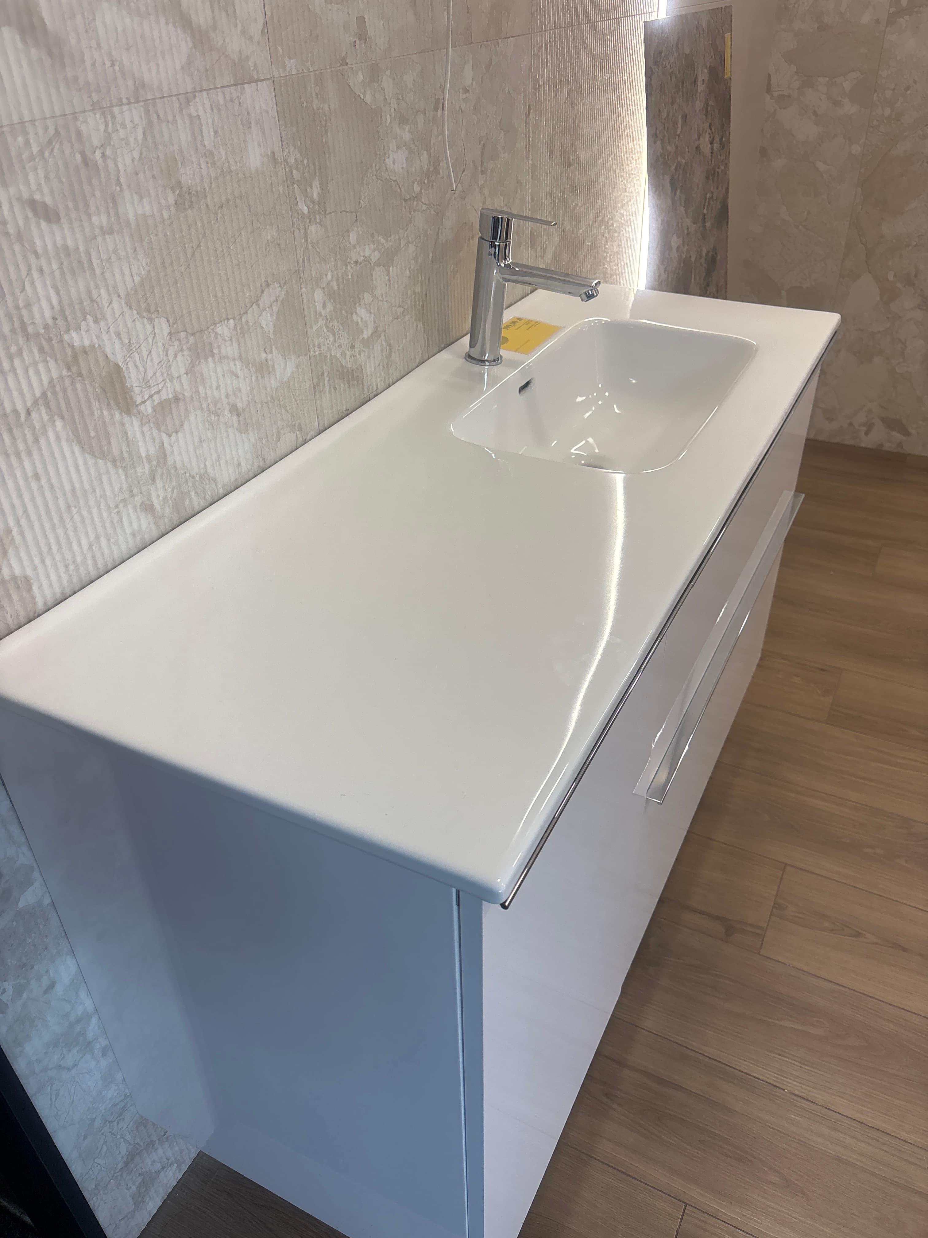 ELITA  RE041205168060   145925  UMYWALKA SKAPPA 120 PRAWA (80+40) CERAM WHITE   *14 - Powystawowy Łódź Pojezierska