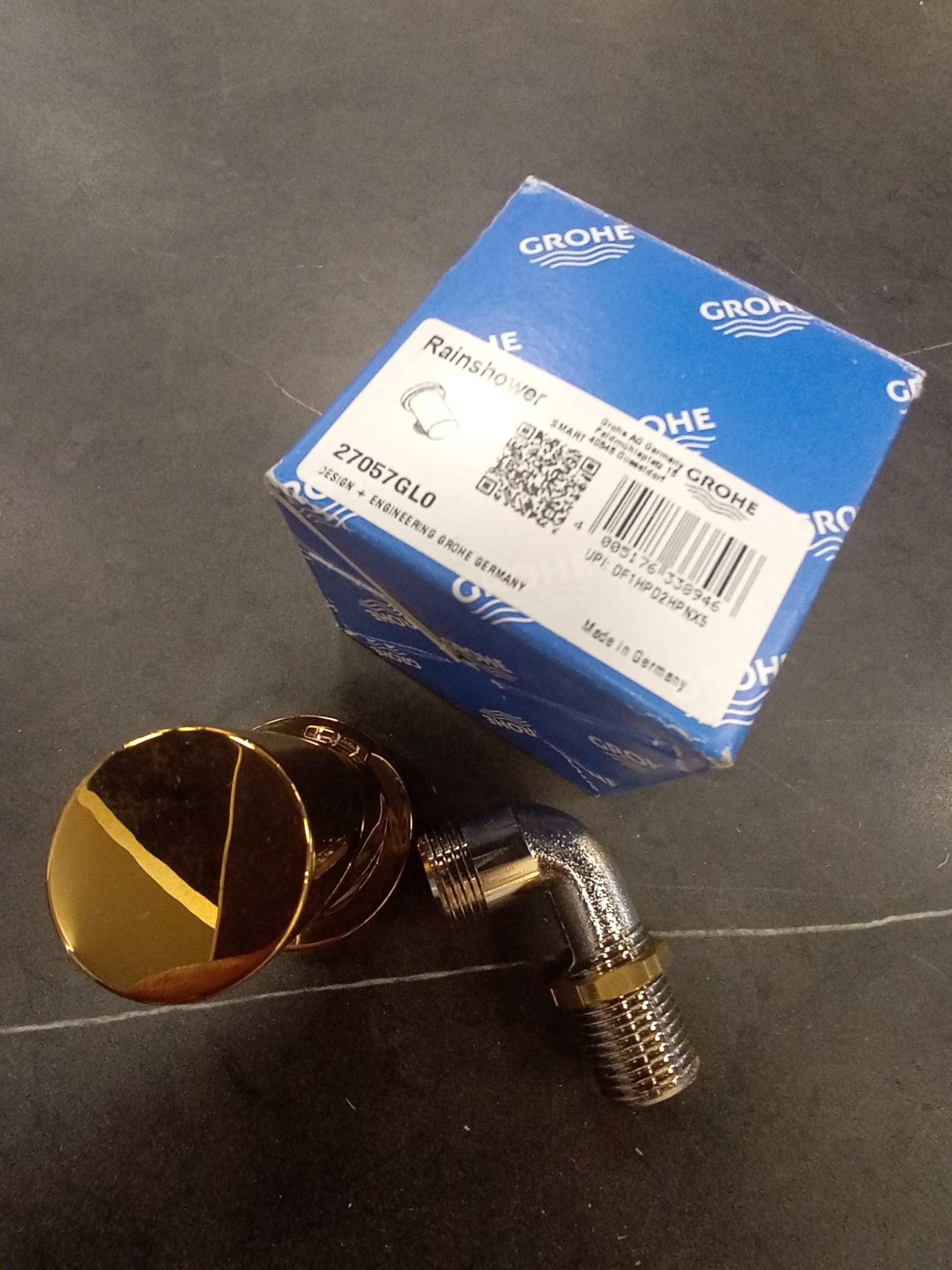 GROHE 27057GL0 RAINSHOWER Kolanko przyłączeniowe ścienne DN 15 cool sunrise   P - Powystawowy Katowice