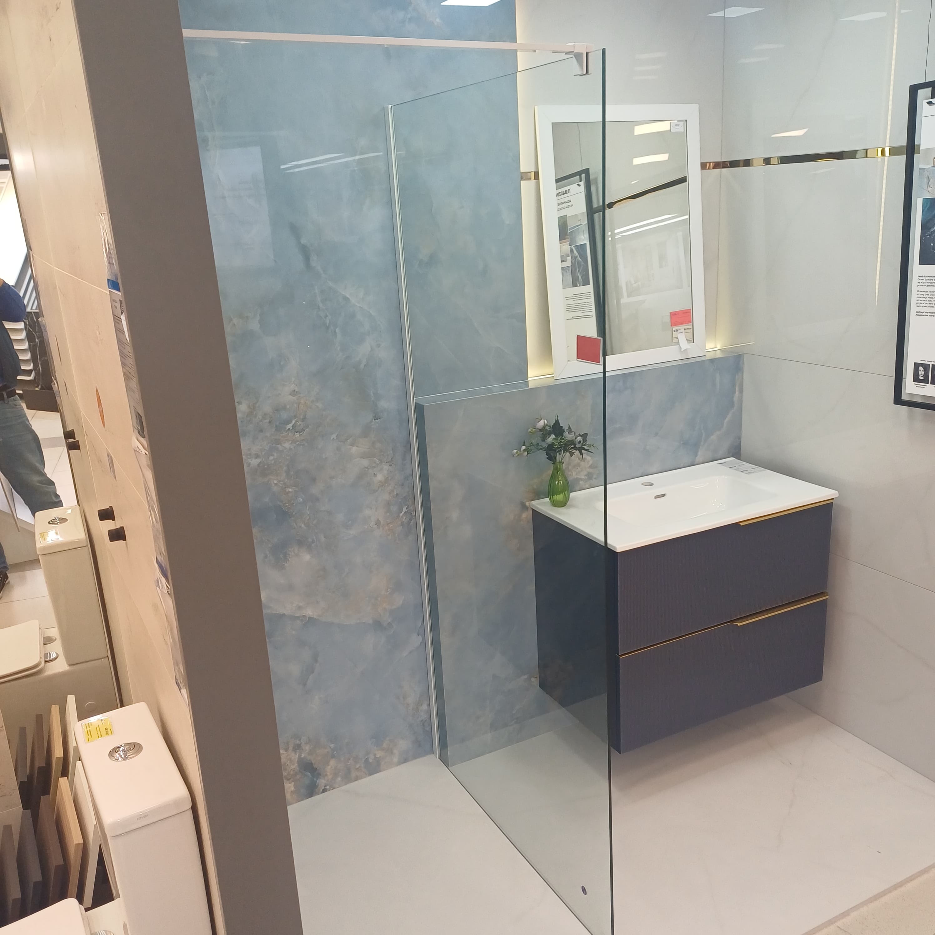 IO ENO WALK-IN 100x200 profil biały szkło przezroczyste ENO4P1000907 *9 *W  **ekspo - Powystawowy Inowrocław