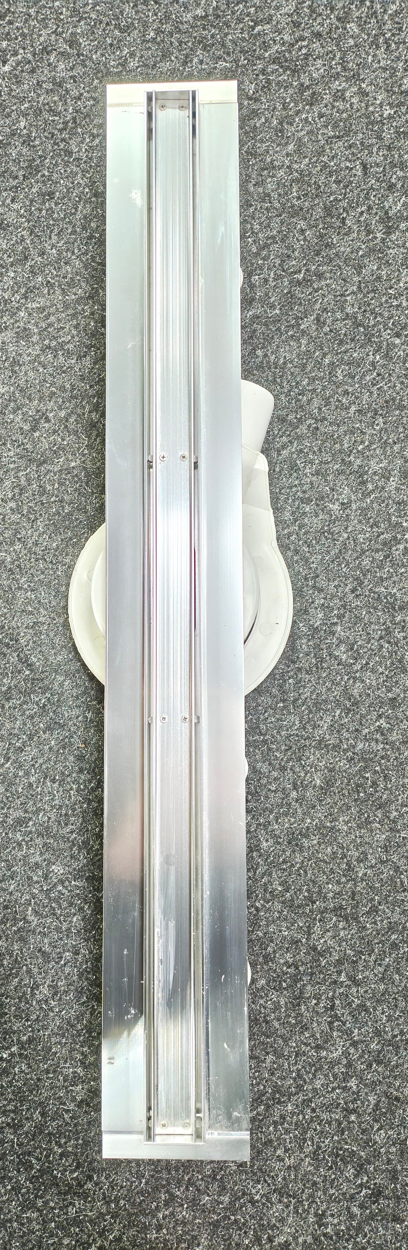 SCHEDPOL odwodnienie liniow. SLIM LUX maskownica STEEL SLIM    OLSL70/SLX  70*3,5*9,5  **ekspo - Powystawowy Poznań