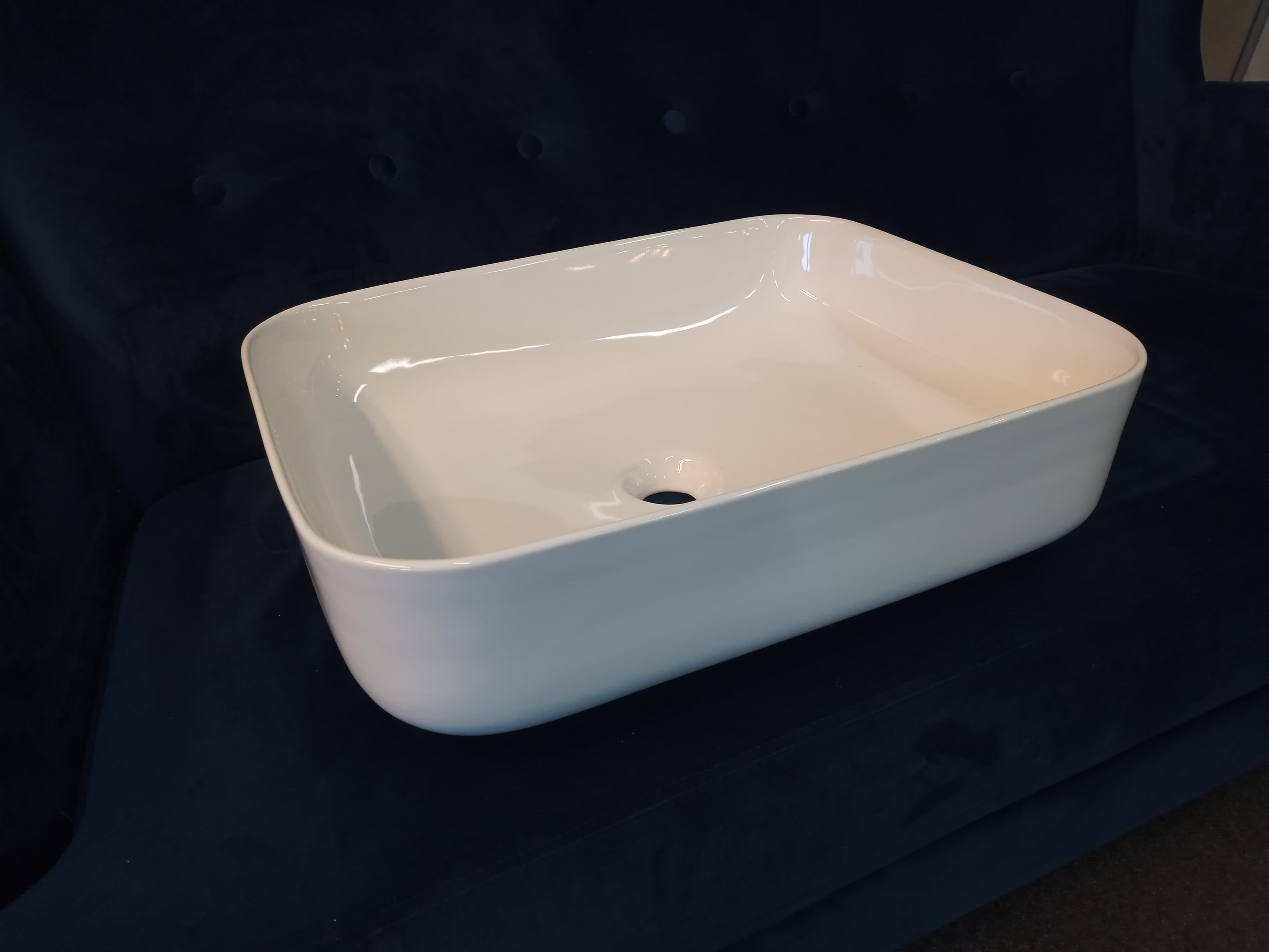 IO EVO umywalka nablatowa 500x390x140 mm bez przelewu CE.EVO.500.2195.I *W - Powystawowy Lubliniec