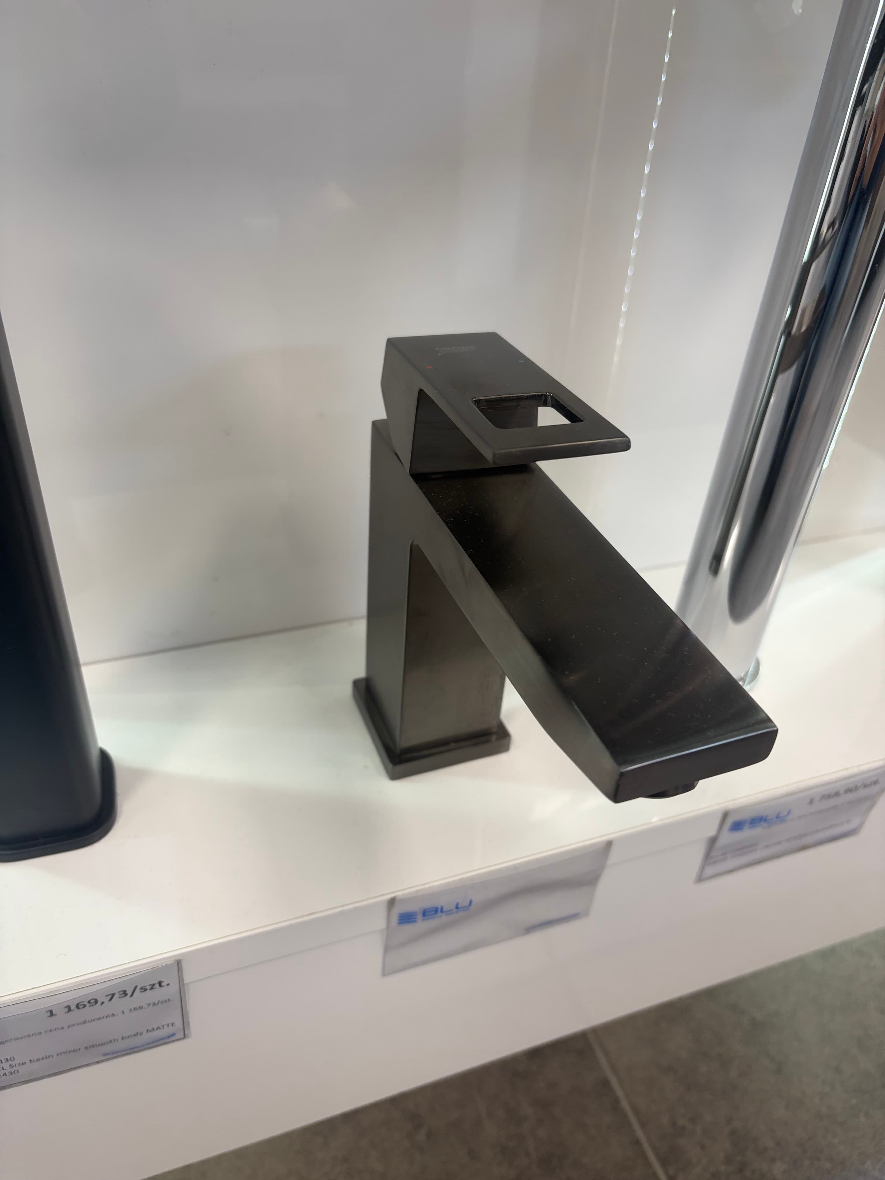 GROHE  23445AL0 Eurocube bateria umywalkowa, DN 15 rozmiar M  brushed hard graphite  **ekspo - Powystawowy Cieszyn