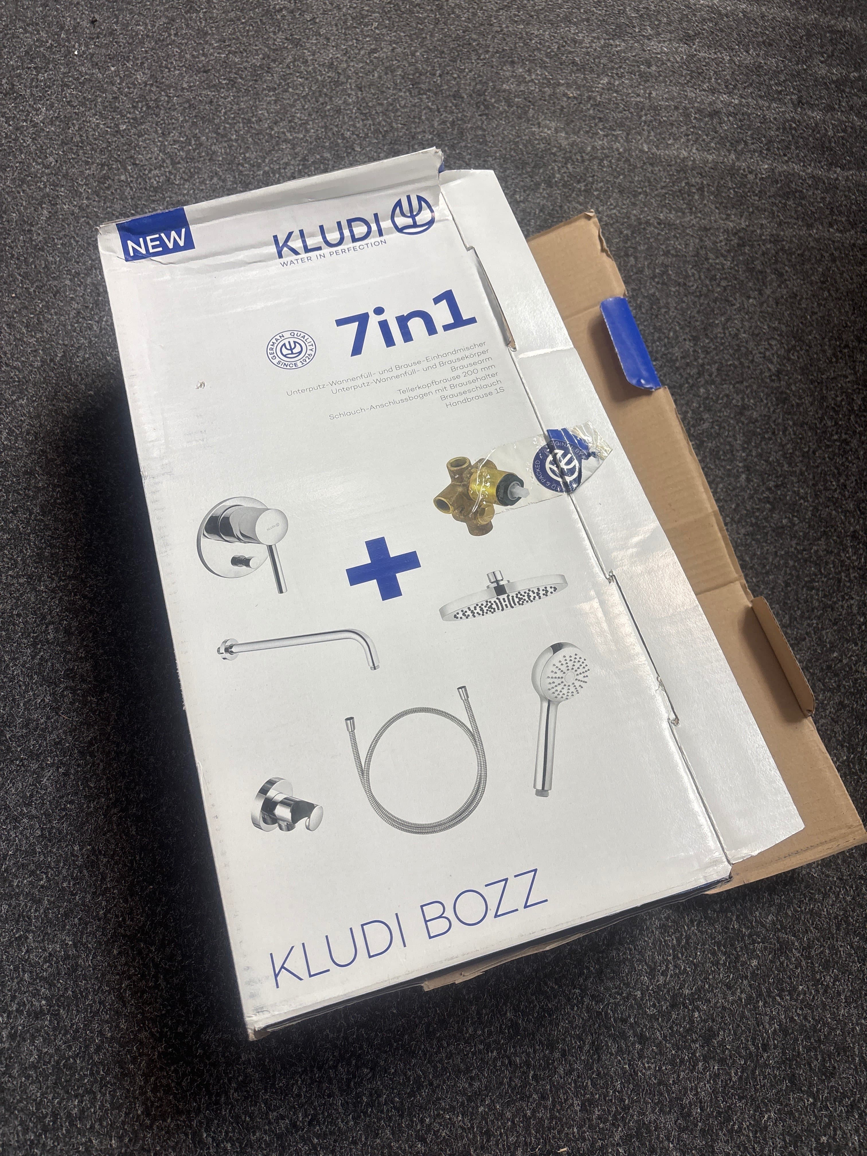 KLUDI BOZZ pakiet 7W1  386300576 chrom *10 - Powystawowy Łódź Zgierska