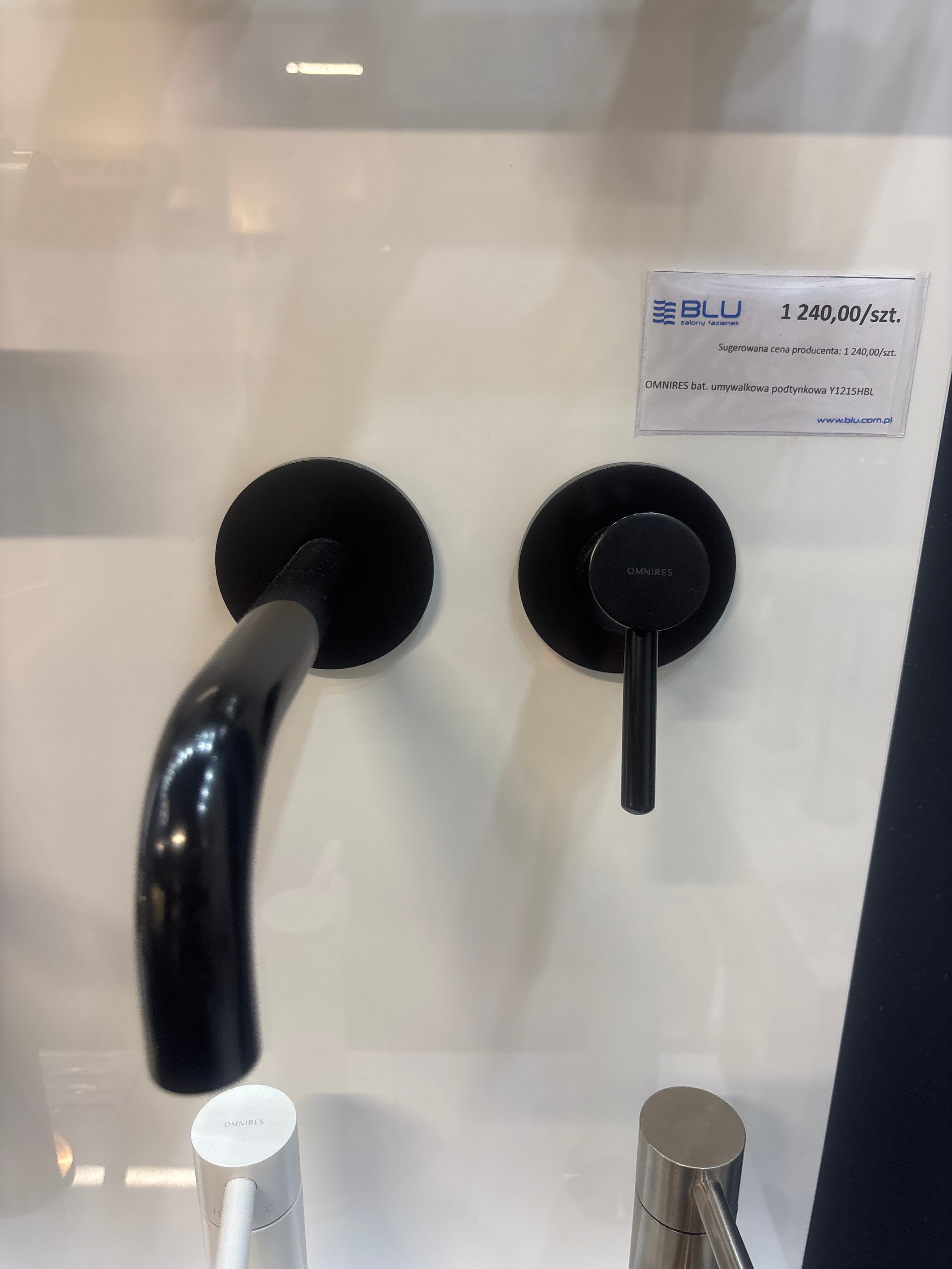 OMNIRES bat. umywalkowa podtynkowa Y1215HBL - Powystawowy Warszawa