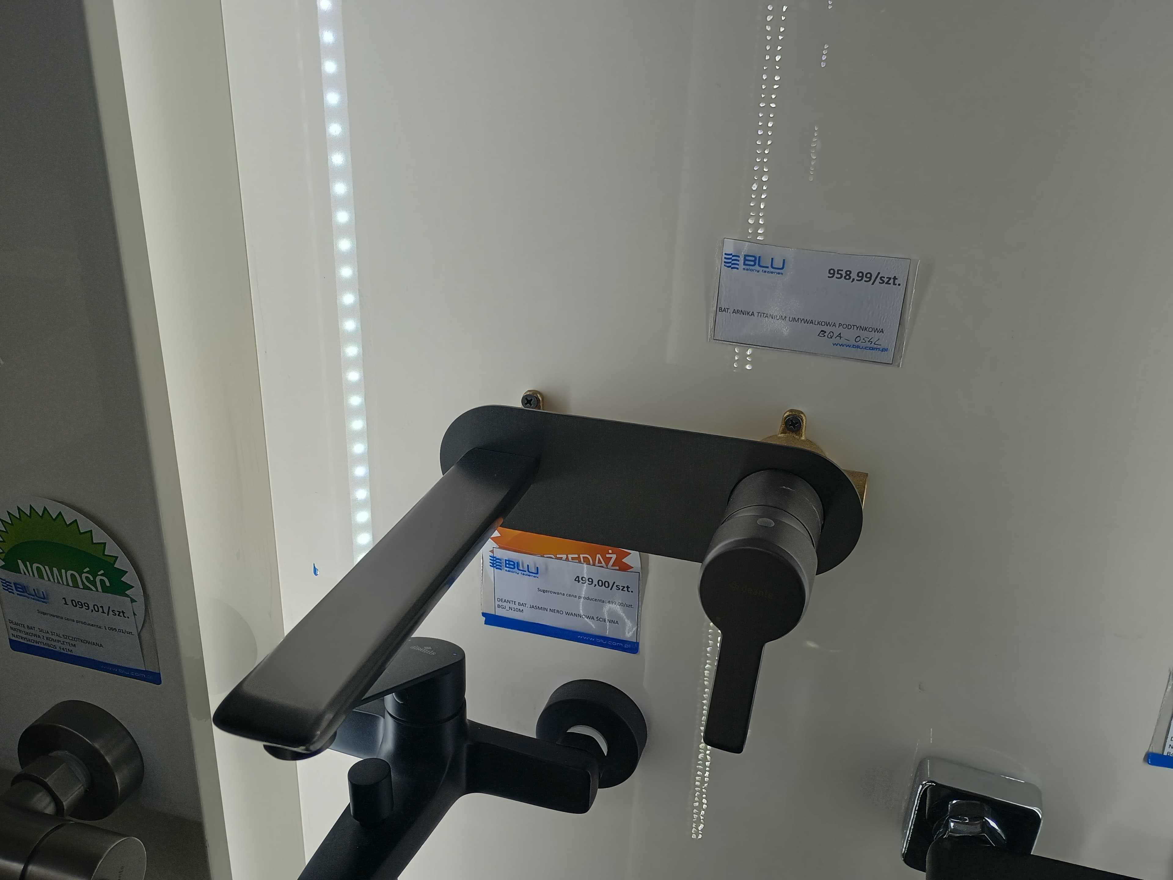 DEANTE BAT. ARNIKA TITANIUM UMYWALKOWA PODTYNKOWA  BQA D54L - Powystawowy Łódź Zgierska