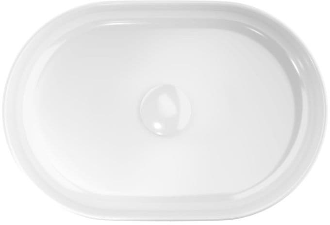 IO umywalka nablatowa SIRIO SLIM 55x37 (w zestawie z odpływem i korkiem porcelanowym) CS.SIRIO5537 - Powystawowy Krosno