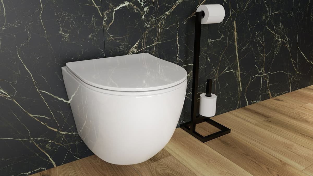 IO FROYA miska wc wisząca Rimless 490x365 mm z deską slim wolnoopadającą z funkcją łatwego wypinania CE.FROWC490 *16*W dostępna na indeksie OI-CS-CEFRO490046ENR.I  **ekspo - Powystawowy Ciechanów
