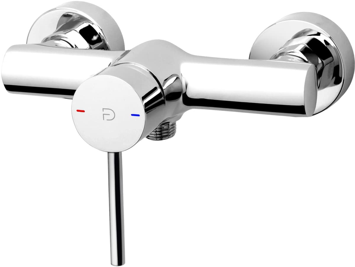 FDESIGN FLUSSO Bateria natryskowa  bez kompletu natryskowego chrom FD1-FLS-7-11  **ekspo - Powystawowy Poznań
