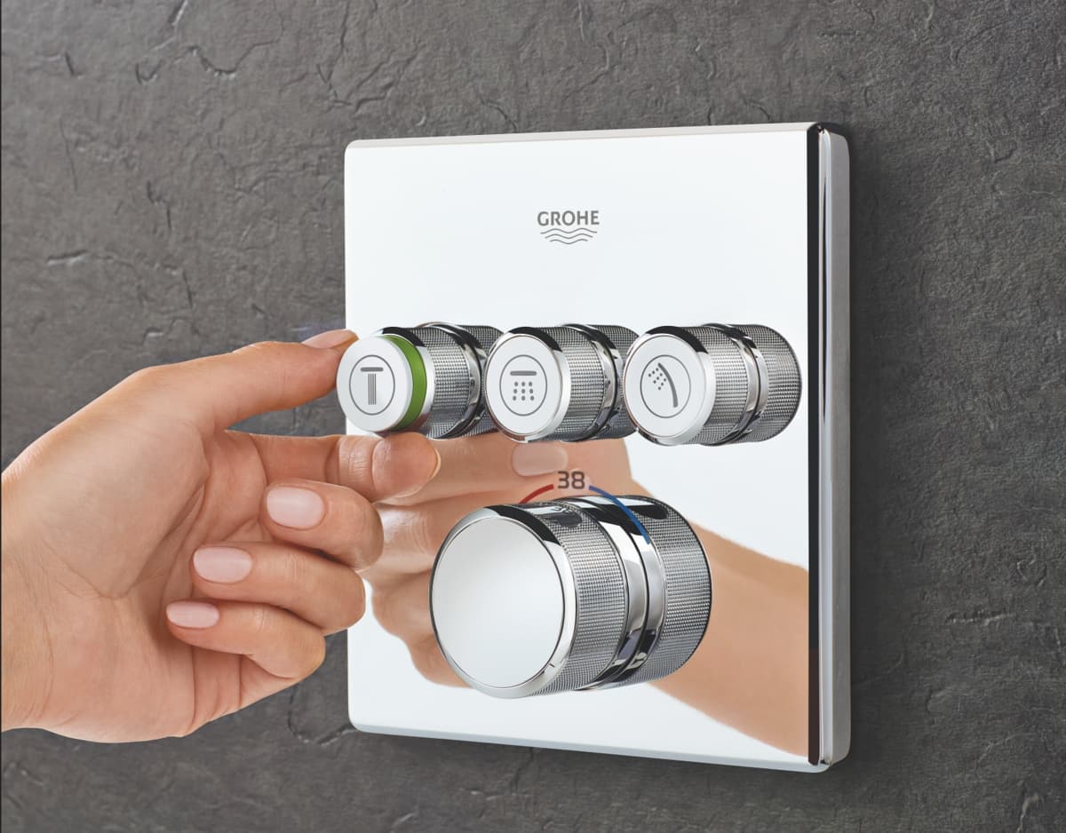 GROHE Grohtherm SmartControl Bateria termostatyczna do obsługi trzech wyjść wody   nr kat. 29126000  **ekspo - Powystawowy Warszawa