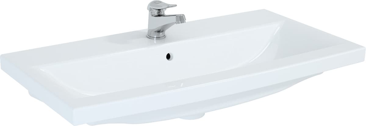 ELITA  155780  UMYWALKA MILOS 80 CERAM WHITE   *20   wycofane, dostępne do wyczerpania zapasów - Powystawowy Nowy Sącz