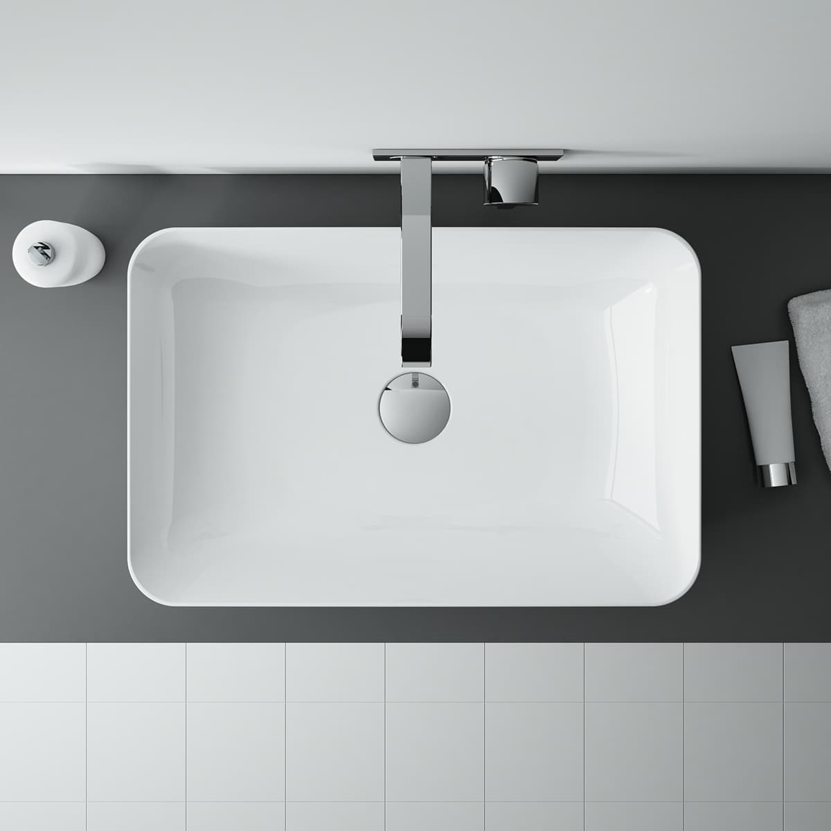ELITA  RE040500058060   145042  UMYWALKA NOMIA 50x39 BLAT, CERAM WHITE   *54 - Powystawowy Szczecin