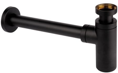 MCALPINE Syfon umywalkowy bez spustu (czarny) 120 BLACK  *12  **ekspo - Powystawowy Zamość