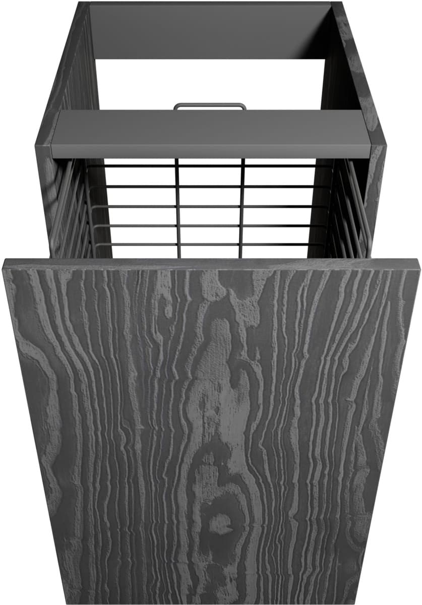 IO WOOD. kosz na pranie Cargo 40 Milenium Nero 400X455mm ML.WO.KOSZ40.MN *W - Powystawowy Tarnowskie Góry