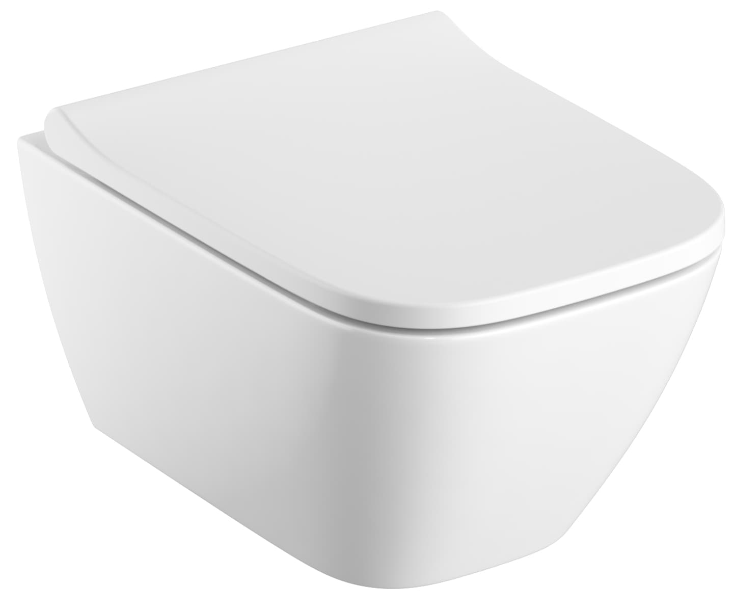 GEBERIT 500.379.01.1 Geberit Smyle Square Wisząca miska WC, lejowa, B35cm, H33cm, T49cm, krótka, Rimfree   *6  **ekspo - Powystawowy Nowy Sącz