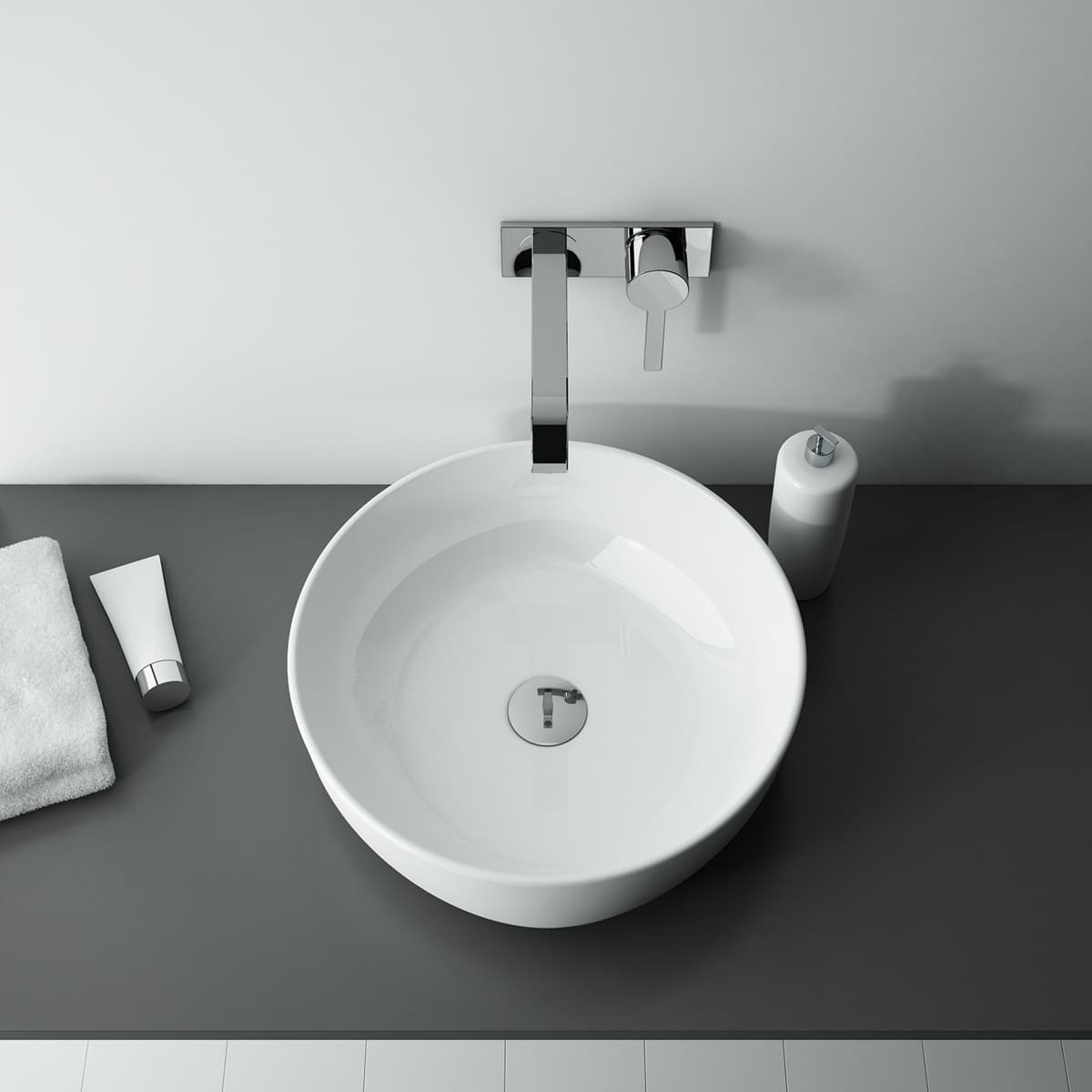 ELITA  RE040420048060   145048  UMYWALKA LORCA 42x42 BLAT, CERAM WHITE   *52 - Powystawowy Łódź Pojezierska