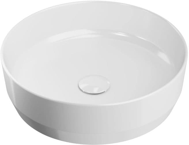 IO umywalka nablatowa AVERNO SLIM ROUND FI40 (w zestawie z odpływem i korkiem porcelanowym) CS.AVERNOROU40 *W  **ekspo - Powystawowy Mińsk Mazowiecki