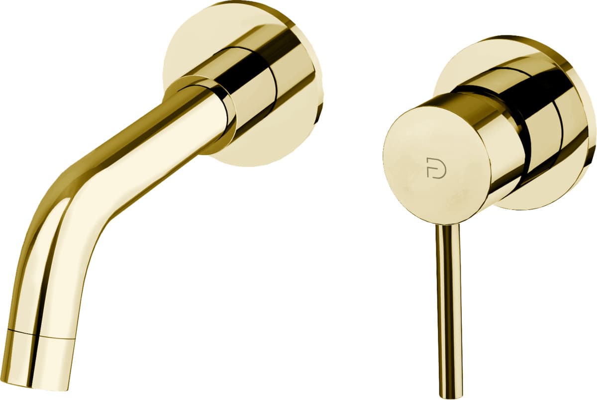 FDESIGN FLUSSO Bateria umywalkowa podtynkowa złoty z zestawem podtynkowym FD1-FLS-3PA-55  **ekspo - Powystawowy Kalisz