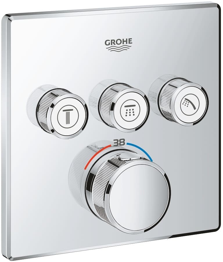 GROHE Grohtherm SmartControl Bateria termostatyczna do obsługi trzech wyjść wody   nr kat. 29126000  **ekspo - Powystawowy Warszawa