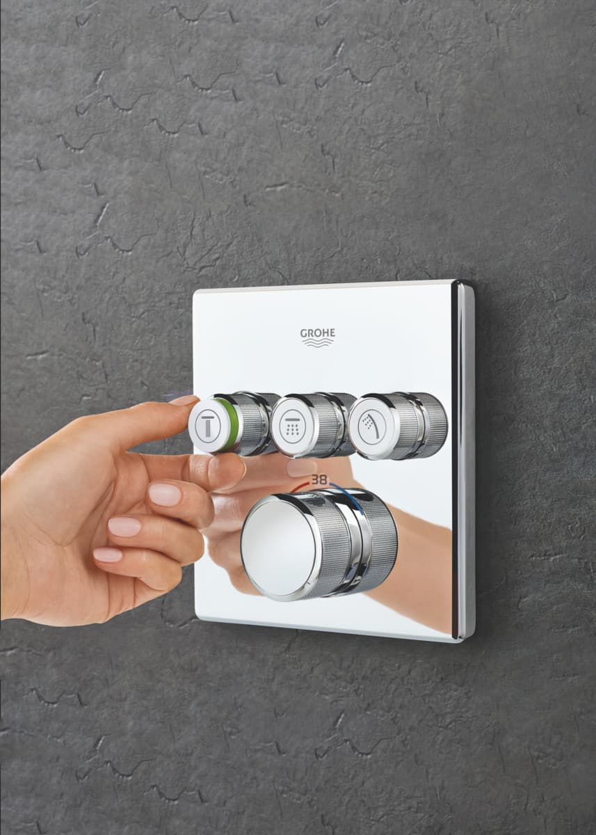 GROHE Grohtherm SmartControl Bateria termostatyczna do obsługi trzech wyjść wody   nr kat. 29126000  **ekspo - Powystawowy Warszawa