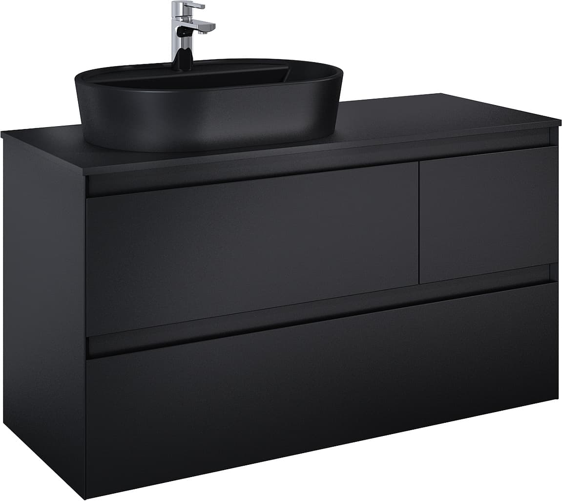 ELITA  RE012006157160   168175  SZAFKA SPLIT 120 3S L BLACK MATT PDW   *4 - Powystawowy Skierniewice