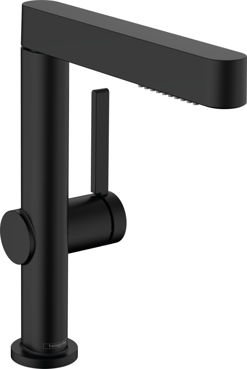 HANSGROHE 76063670 Finoris Jednouchwytowa bateria umywalkowa 230 z wyciąganą wylewką 2jet i kompletem odpływowym Push-Open Czarny Matowy  **ekspo - Powystawowy Zielona Góra