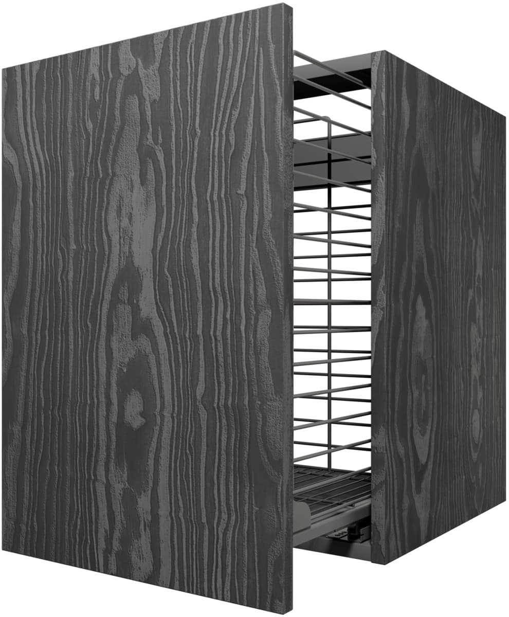 IO WOOD. kosz na pranie Cargo 40 Milenium Nero 400X455mm ML.WO.KOSZ40.MN *W - Powystawowy Tarnowskie Góry