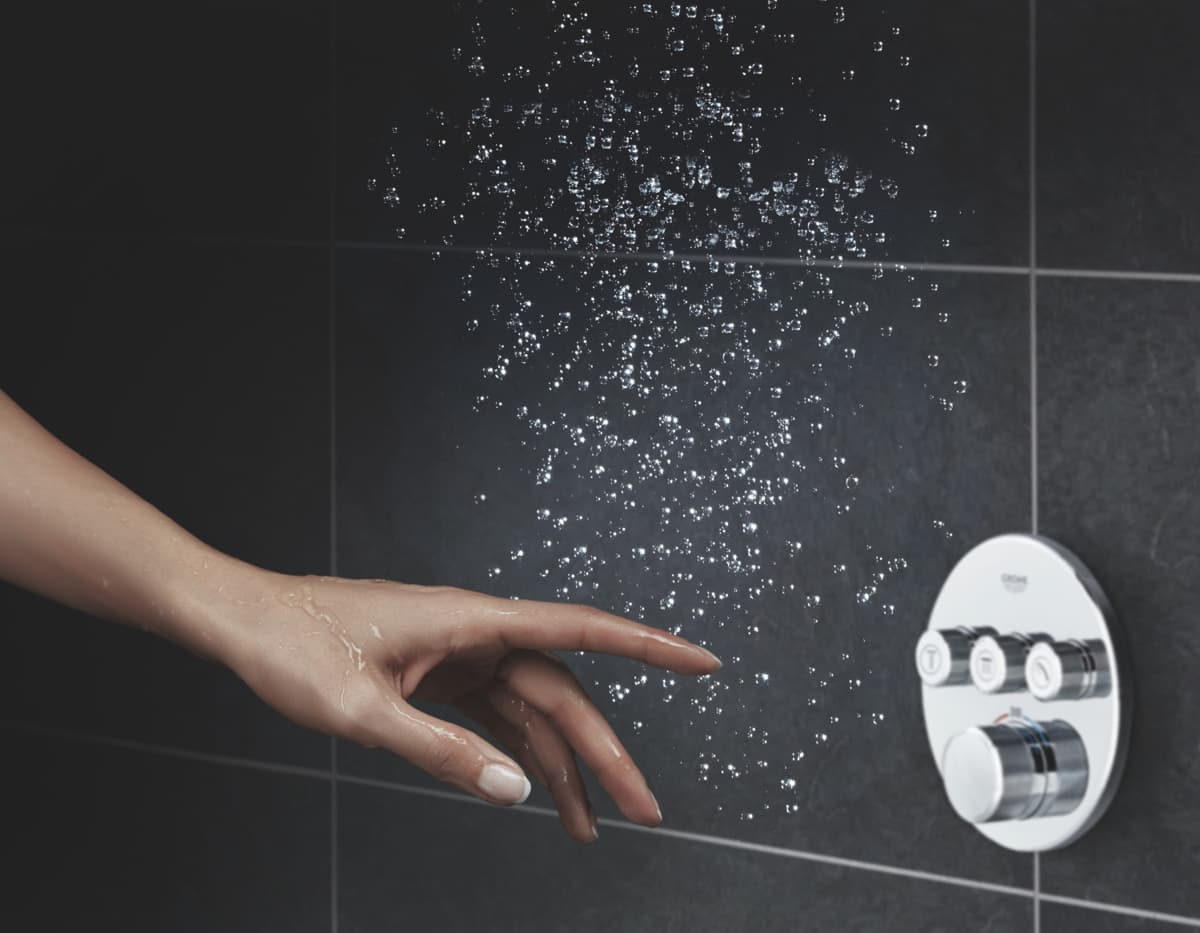 GROHE Smart Control podtynkowa  bateria termostatyczna okrągła do obsługi trzech wyjść  29121000 chrom  **ekspo - Powystawowy Tarnobrzeg