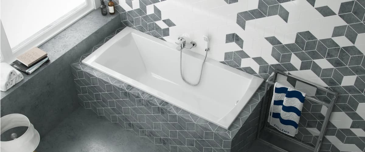 EXCELLENT AQUARIA wanna 1600*700   WAEX.AQU16WH bez nóg - Uszkodzony Cieszyn
