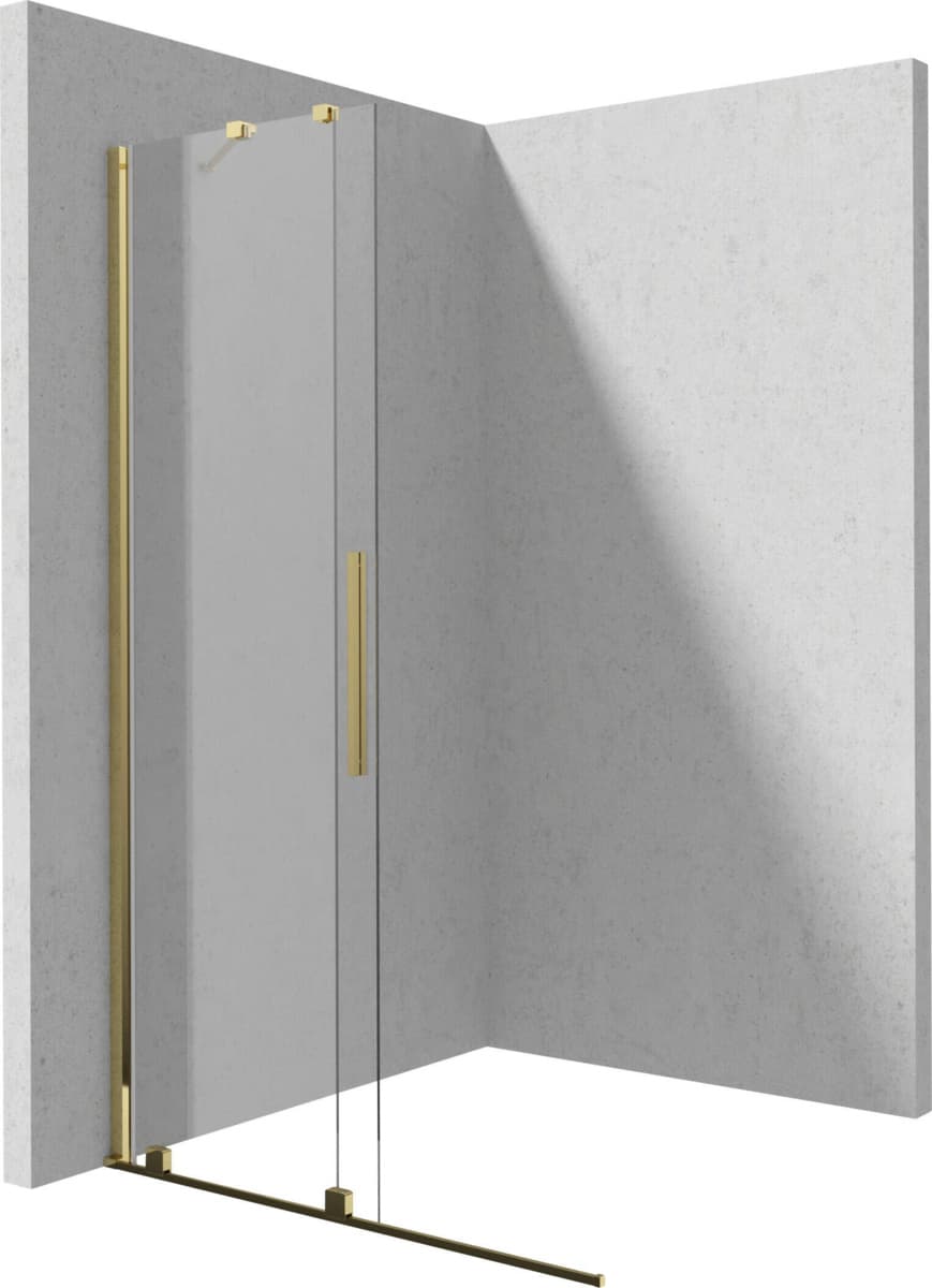DEANTE WALK-IN PRZESUWNY PRIZMA GOLD 120x195 CM  KTJ_Z32R  **ekspo - Powystawowy Pułtusk