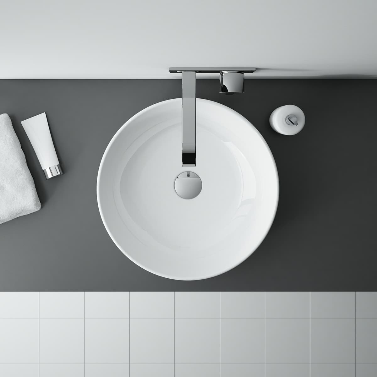 ELITA  RE040420048060   145048  UMYWALKA LORCA 42x42 BLAT, CERAM WHITE   *52 - Powystawowy Łódź Pojezierska