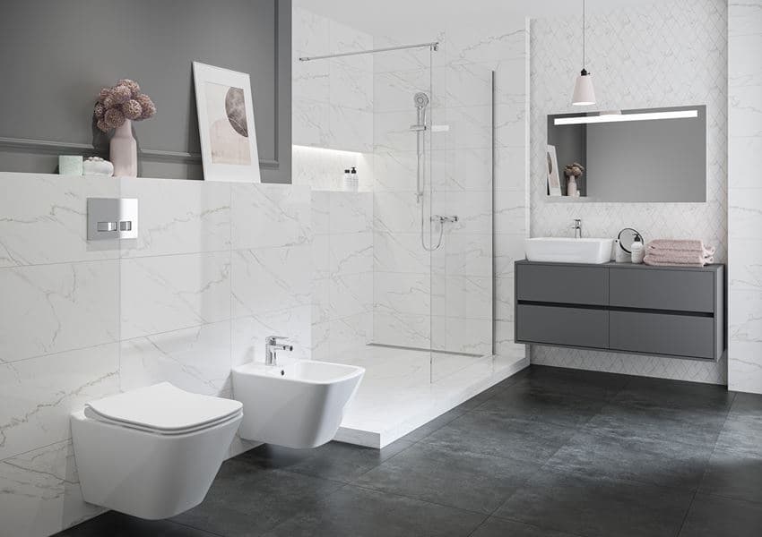 CERSANIT  SET B220 MZ  miska + deska wc CITY SQUARE UM DESKA DUR WO ŁW  S701-405  *18 - Powystawowy Krosno