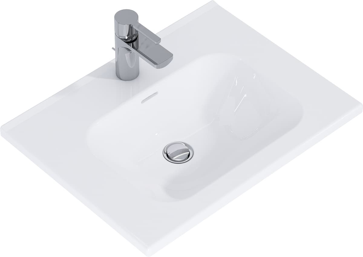 ELITA  145710  UMYWALKA PIAZZA 60 CERAM WHITE   *30  *W   wycofane, dostępne do wyczerpania zapasów  **ekspo - Powystawowy Chełm