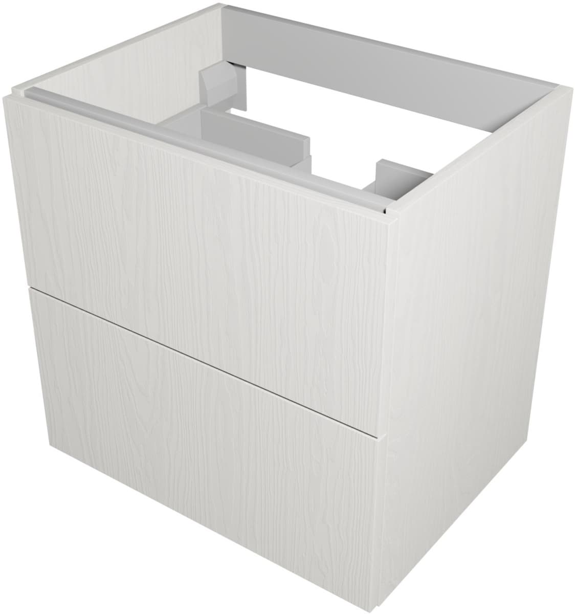 IO WOOD. 2S 60 - szafka wisząca z dwiema szufladami Milenium White 600x455mm ML.WO.2S.60.MW *W  **ekspo - Powystawowy Bielsko-Biała