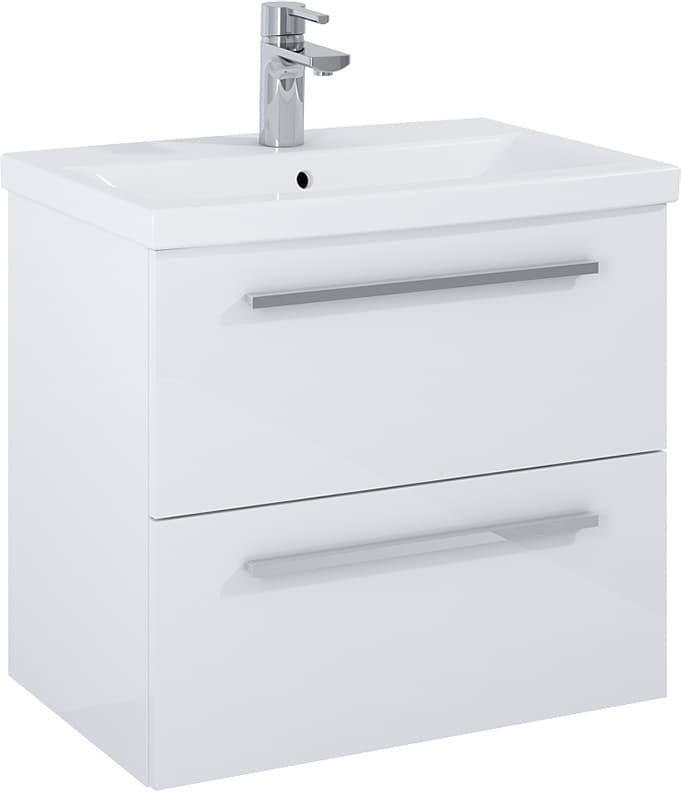 ELITA  166712  SZAFKA KWADRO PLUS 60 2S WHITE HG PDW   *6   wycofane, dostępne do wyczerpania zapasów  **ekspo - Powystawowy Tarnobrzeg