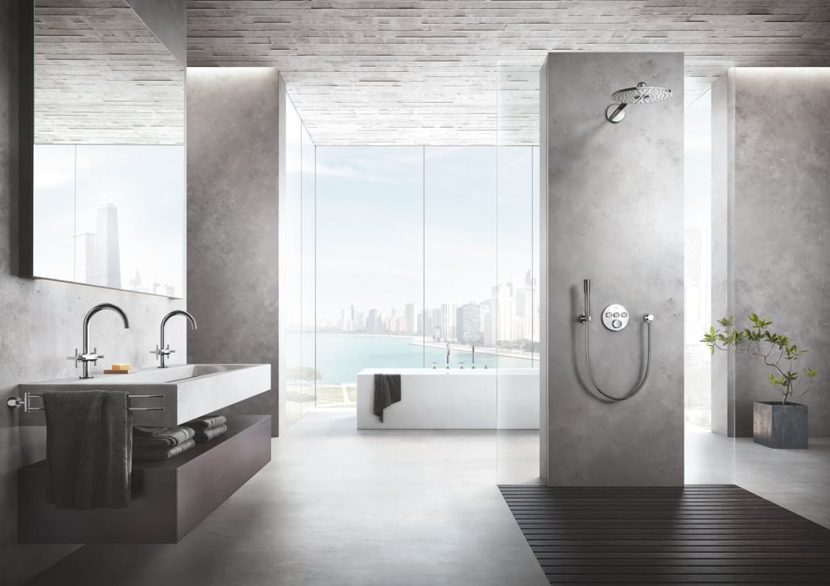 GROHE Smart Control podtynkowa  bateria termostatyczna okrągła do obsługi trzech wyjść  29121000 chrom  **ekspo - Powystawowy Tarnobrzeg
