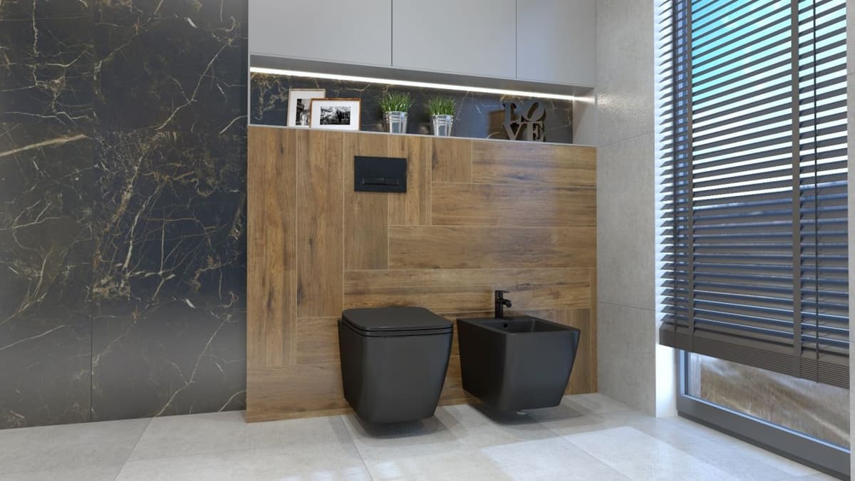 IO ARNOY BLACK miska wc wisząca Rimless 515x355 mm z deską slim wolnoopadającą z funkcją łatwego wypinania CE.ARN.BL.WC515 *16  *W  **ekspo - Powystawowy Kwidzyn
