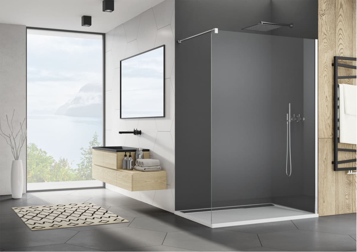 IO ENO WALK-IN 100x200 profil połysk szkło przezroczyste ENO4P1005007 *9 *W  **ekspo - Powystawowy Tarnowskie Góry
