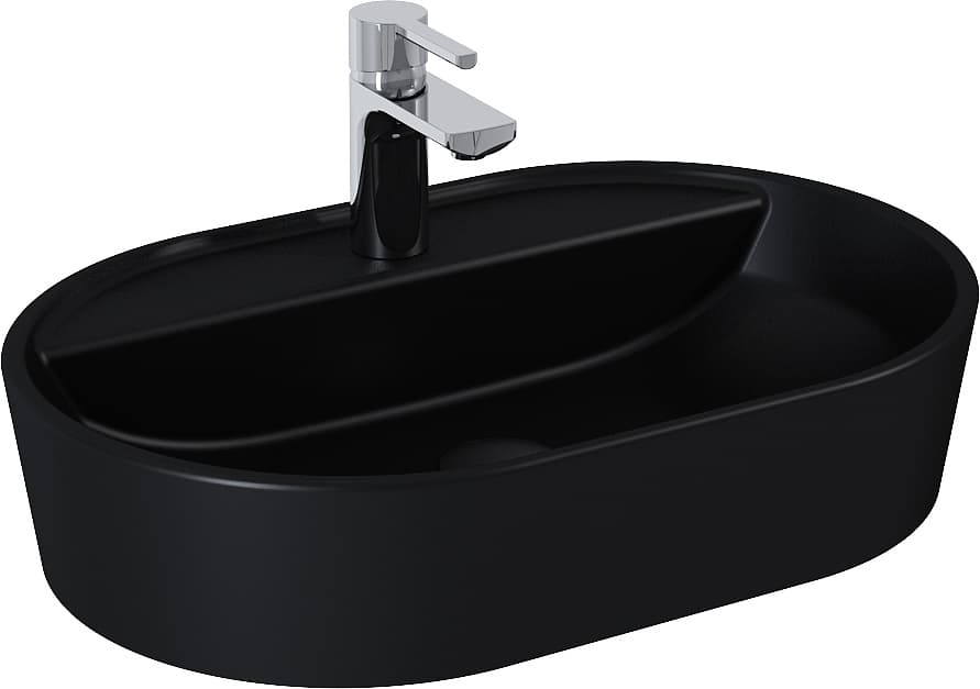 ELITA  RE040620017160   145101  UMYWALKA BABETTE 62x41 BLAT, CERAM BLACK MATT   *30 - Powystawowy Poznań