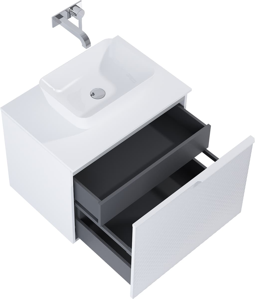 ELITA  RE010700165290   168380  SZAFKA GLAM 70 1S+1S WHITE MATT PDW   *4  **ekspo - Powystawowy Kraków