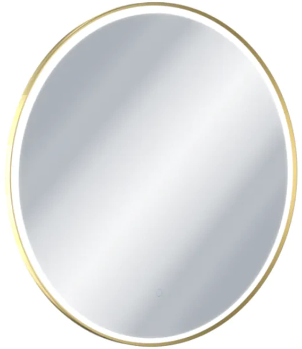 EXCELLENT Corido Lustro LED 80cm Okrągłe Złote Z Matą Grzewczą DOEX.CO080.GL  P - Powystawowy Skierniewice