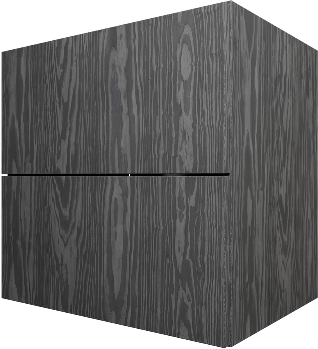 IO WOOD. 2S 60 - szafka wisząca z dwiema szufladami Milenium Nero 600x455mm ML.WO.2S.60.MN *W  **ekspo - Powystawowy Tarnowskie Góry