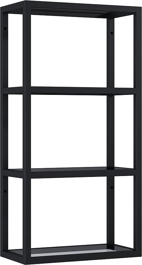ELITA  RE150401107160   168186  STELAŻ WISZĄCY 40/80 Z PÓŁKAMI (21,6) BLACK MATT   *20 - Powystawowy Łowicz