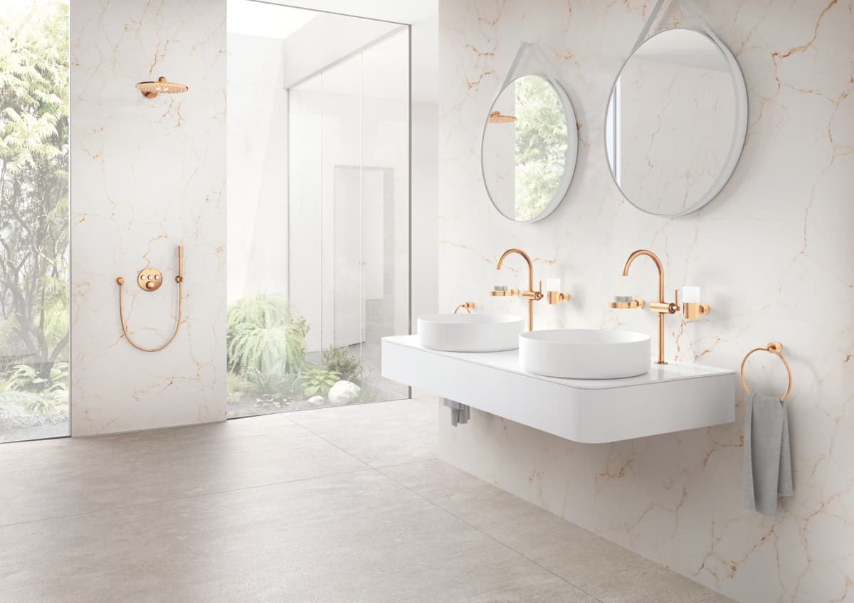 GROHE 29121DA0 GROHTHERM SMARTCONTROL Bateria termostatyczna do obsługi trzech wyjść wody warm sunset  **ekspo - Powystawowy Warszawa